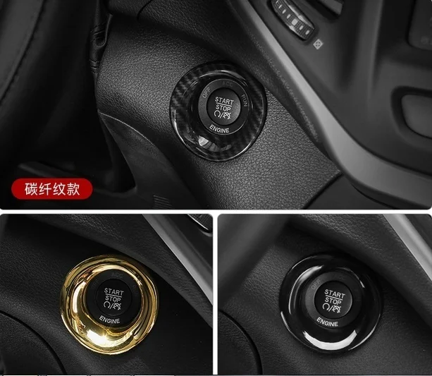 Автомобильный двигатель старт/стоп зажигания Крышка кольцо для Jeep Cherokee 2014 2016