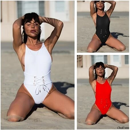 Бикини 2018 пикантные однотонные Топ микро бикини стринги Для женщин Купальник