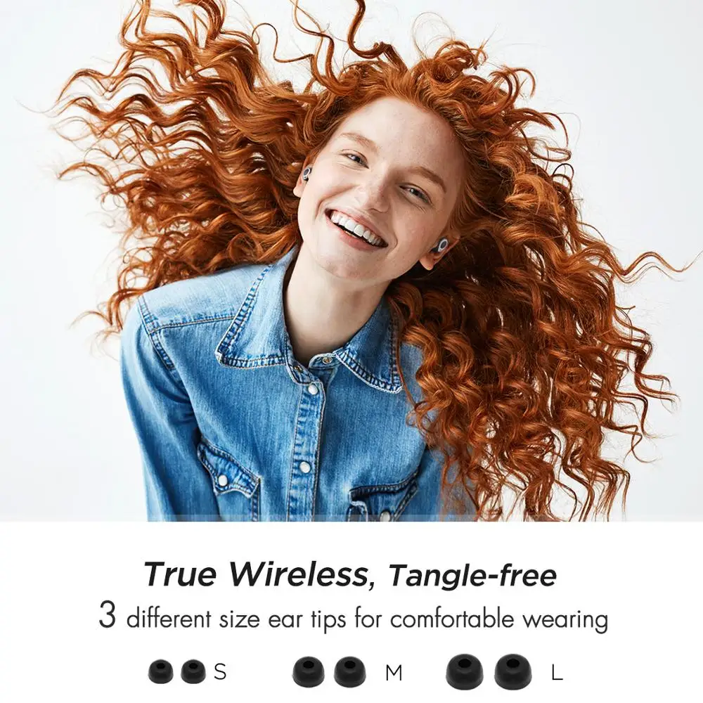 Mpow T3 TWS Bluetooth 5 0 беспроводные наушники 24H время воспроизведения гарнитура с