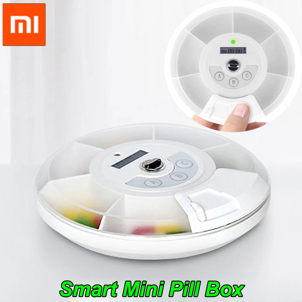 Xiaomi ZAYATA Smart мини пилюля портативная туристическая таблетница подключается к
