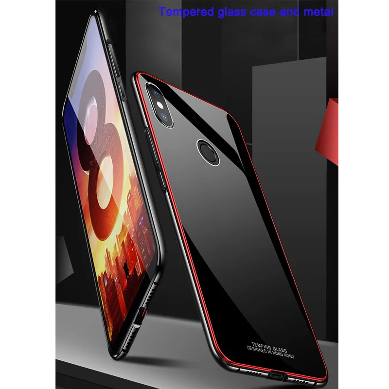 Чехлы для Xiaomi Mi 8 se Чехол Жесткий задний металлический бампер закаленный стеклянный микс 2 S чехол для телефона чехол для Xiaomi Mi 8 se металлический корпус