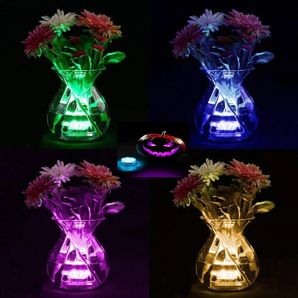 10 светодиодов RGB светильник для бассейна, водонепроницаемый ip68 светильник для рыбалки, аквариума, сада, дома, фонтана, пруда, украшения