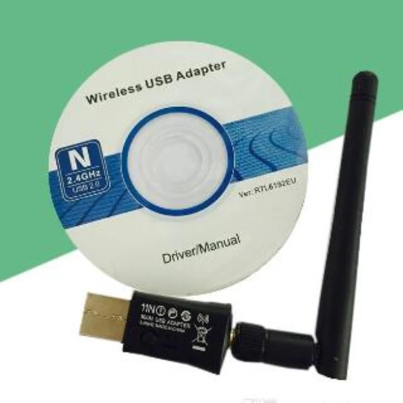 USB Wi Fi беспроводная сетевая карта 300 Мбит/с 802 11 n g b LAN адаптер с внешней антенной 2