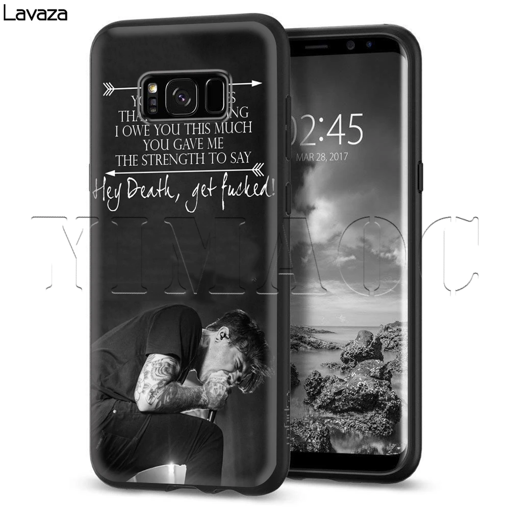 Lavaza Mgk Machine Gun Kelly Lace Up Case for Samsung Galaxy S6 S7 Edge J6 S8 S9 S10 Plus A3 A5 A6 A7 A8 A9 Note 8 9 |