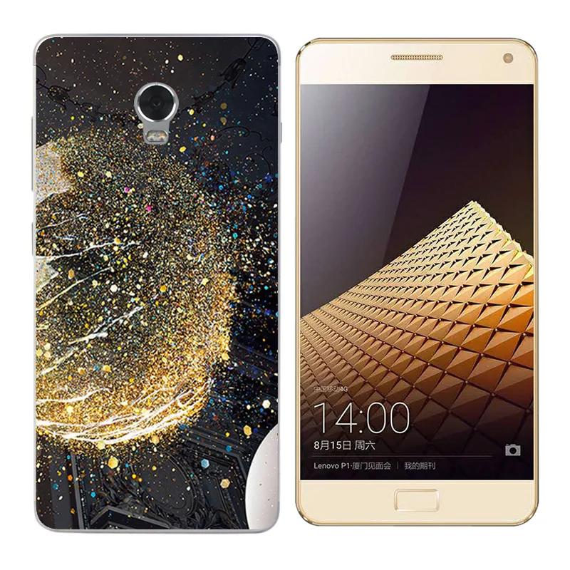 Задний Чехол для Lenovo Vibe P1 с принтом &quotдиск&quot мягкий силиконовый чехол Fundas P1a42 P1c72