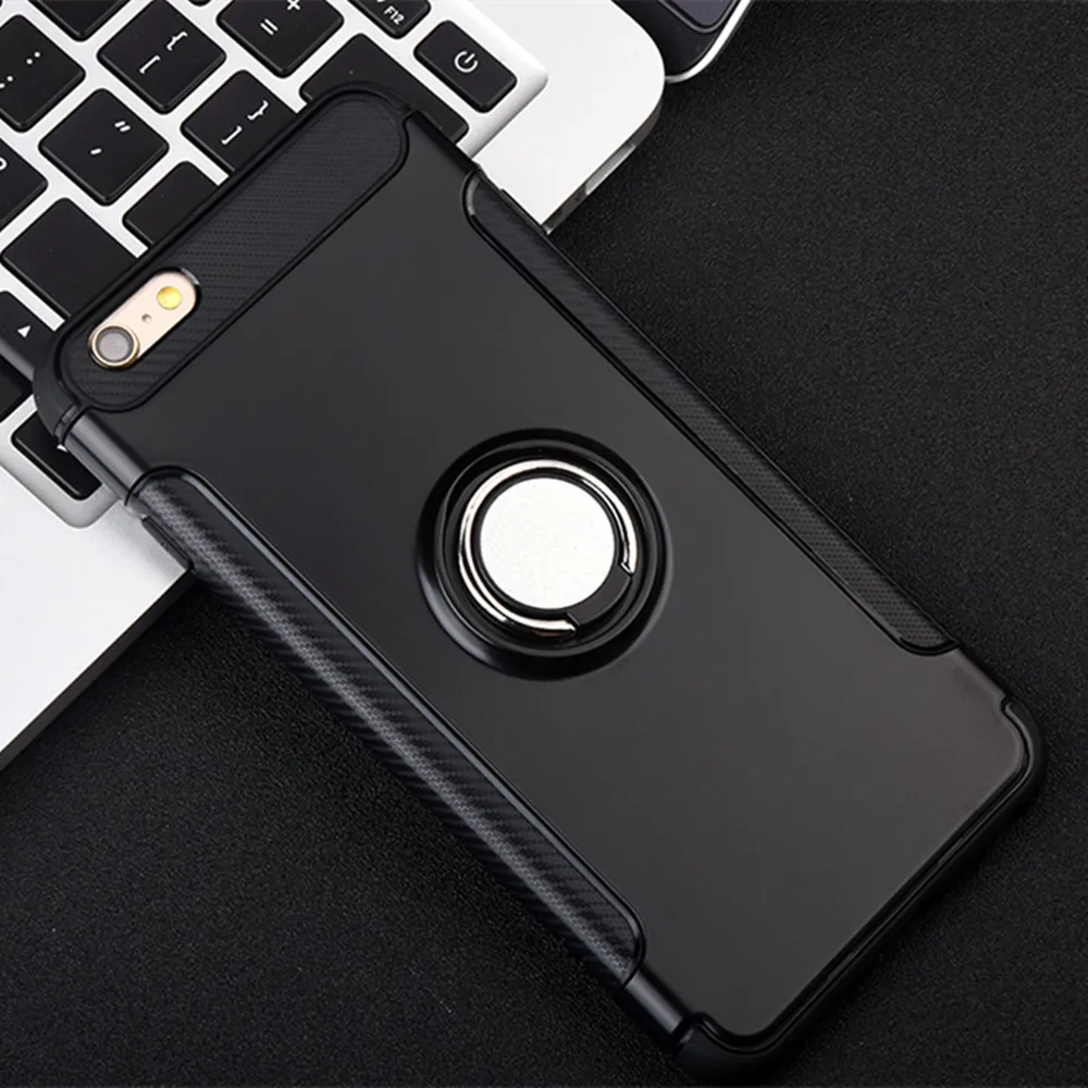 Роскошный чехол для IPhone 5 6 s P 6s Plus автомобильный держатель подставка магнитный