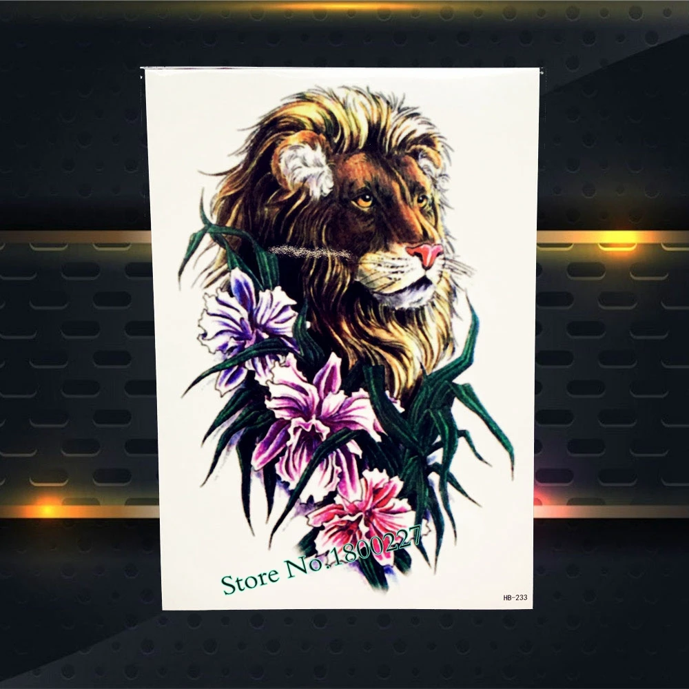 Змеиный принт водонепроницаемый временные татуировки для женщин и мужчин Тотем