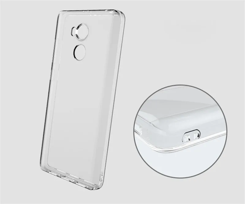 WeeYRN прозрачный Мягкая Глянцевая чехол для телефона чехлы на Xiaomi Redmi 4 Pro(сяоми ксиоми Редми 4 про) корпус Ясно ультра тонкий силиконовый чехол ТПУ на Xiaomi Redmi 4