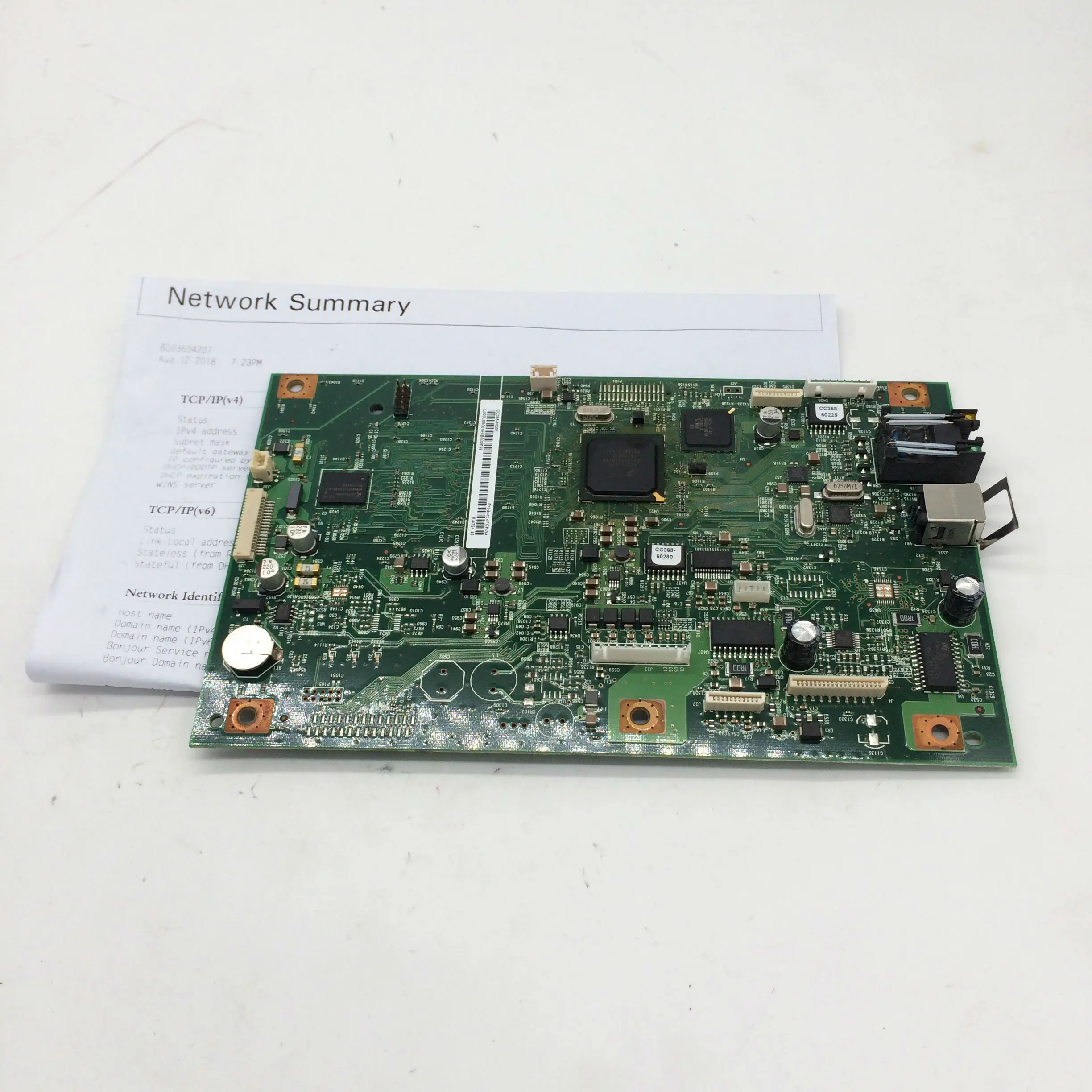 CC368 60001 для HP плата Formatter факса M1522nf MFP с функцией Запчасти принтера|Сетевые серверы