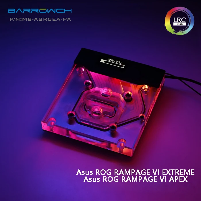 Смартфон Barrowch ASUS ROG R6E R6A X299 встроенный водяной блок OLED интеллектуальный