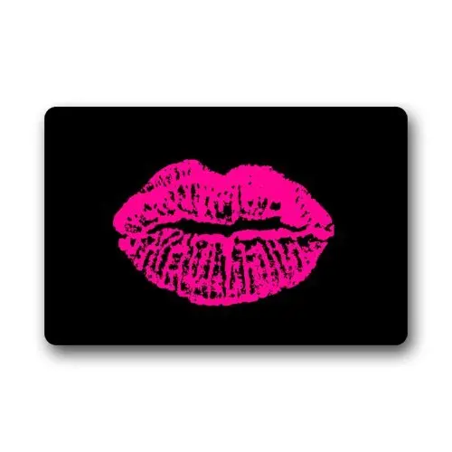 Топ Ткань и нескользящей резиновой Крытый двери Коврики sɼool пикантные красные