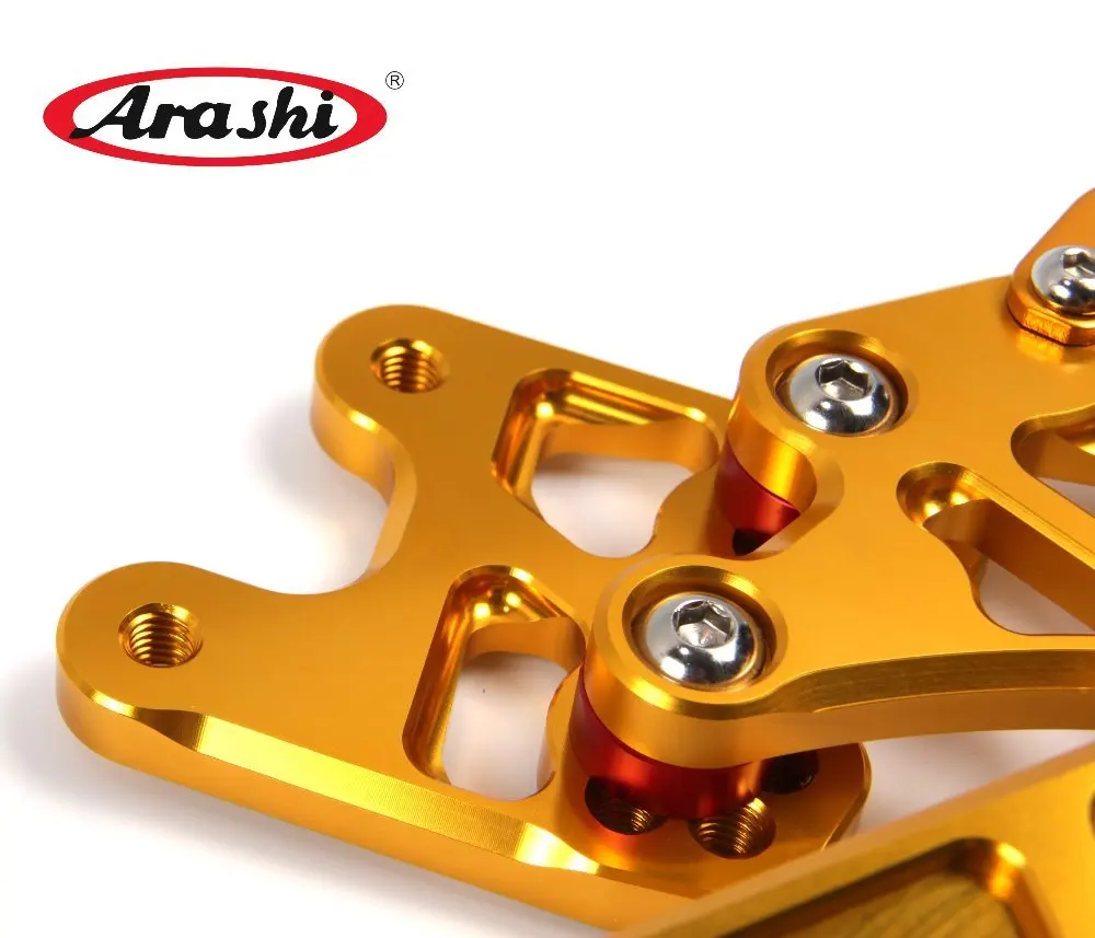 Араши GSXR 1000 K7 Rider Rearset Регулируемый Подножки для SUZUKI GSXR1000 GSX R 2007 2008 мотоцикла с