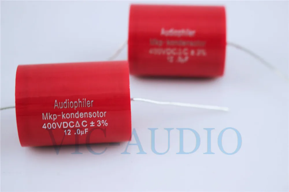 2 шт. конденсатор Audiophiler MKP kondensotor 400VDC 12 мкФ 3% аудио конденсаторный усилитель HIFI делитель частоты постоянной ёмкости, универсальный конденсатор 12 мкФ