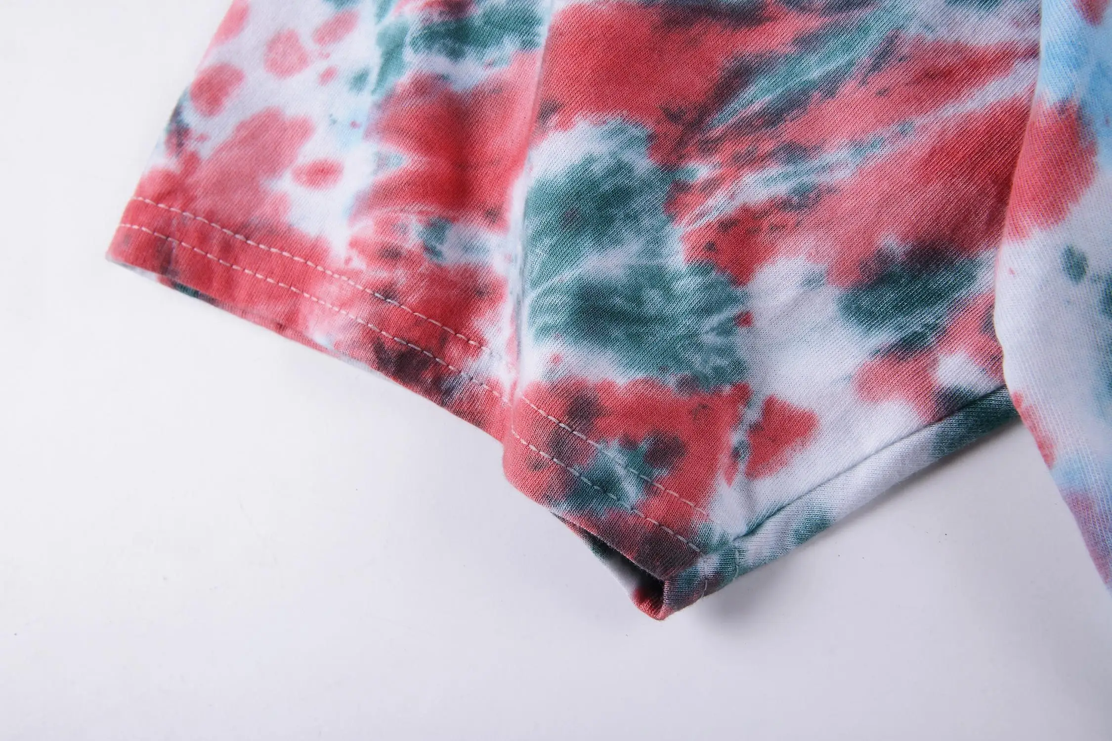 19SS Трэвиса Скотта астромира футболка 1:1 высокое качество инопланетянин Tie Dye футболка уличного рынка хип-хоп Astroworld футболка