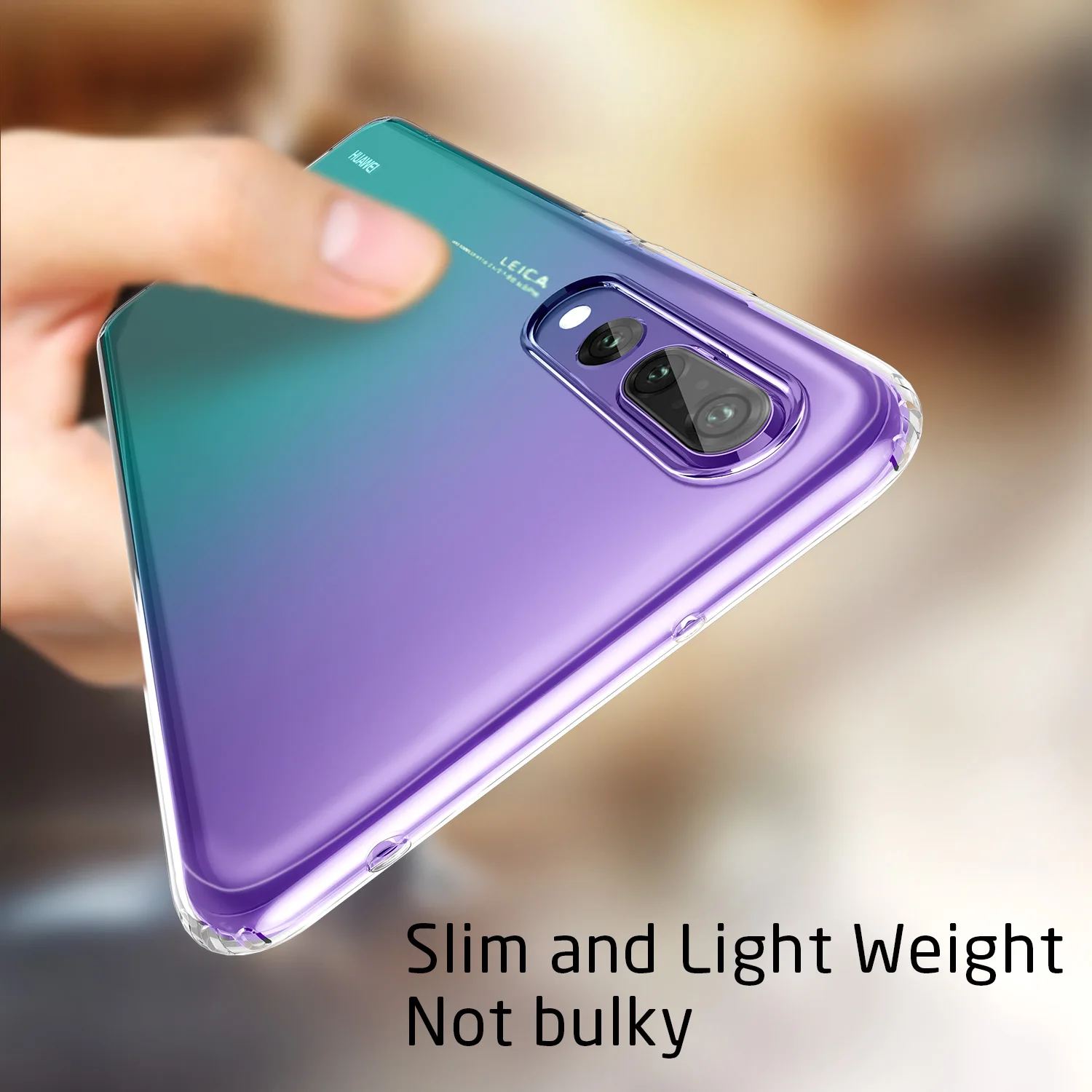 ESR huawei P20 P20 Pro Чехол Мягкий ТПУ прозрачный чехол 0,8 мм ультра тонкий светильник чехол для huawei P20 Lite Fundas Coque