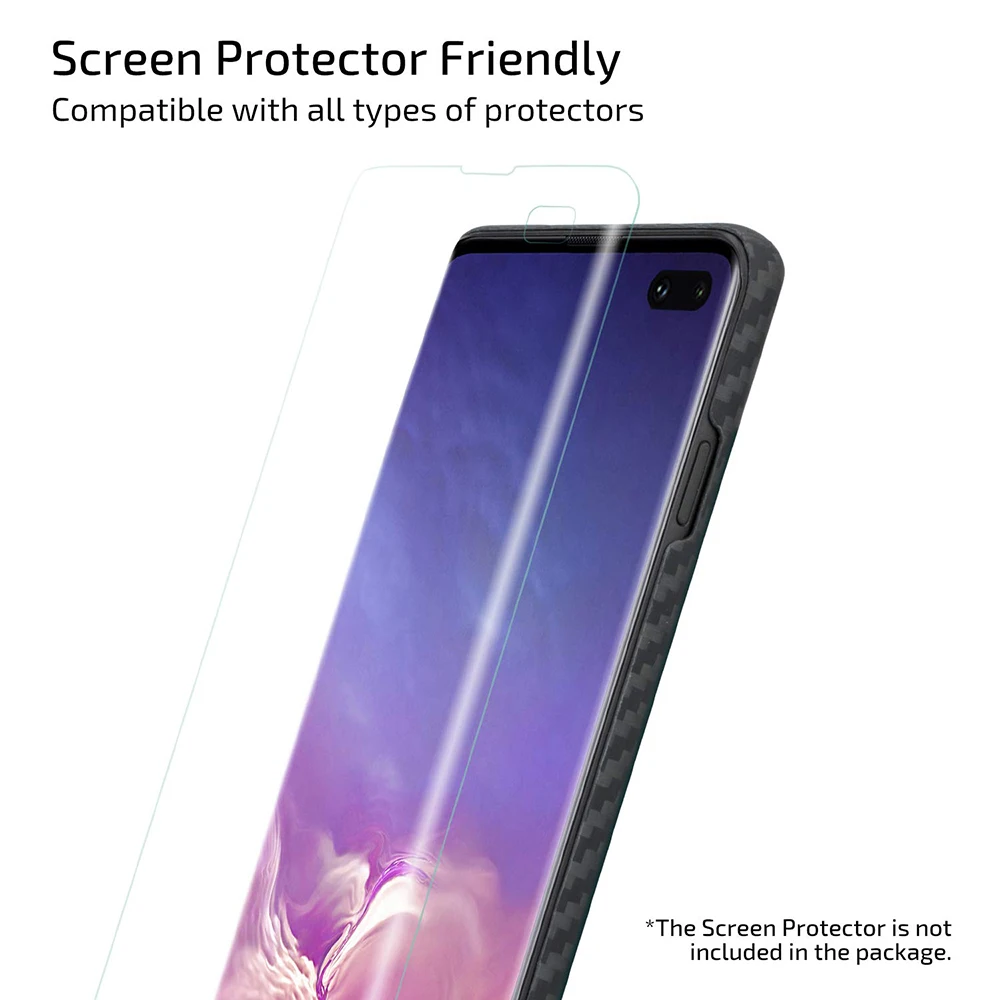 Деловой матовый чехол из арамидного волокна для samsung S10 S10 Plus, Ультратонкий чехол из углеродного волокна для samsung Galaxy S10E, чехол