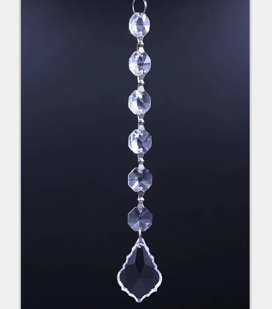 5 штук в партии Кристалл французский лист люстра Suncatcher Prism висит кулон Запчасти |