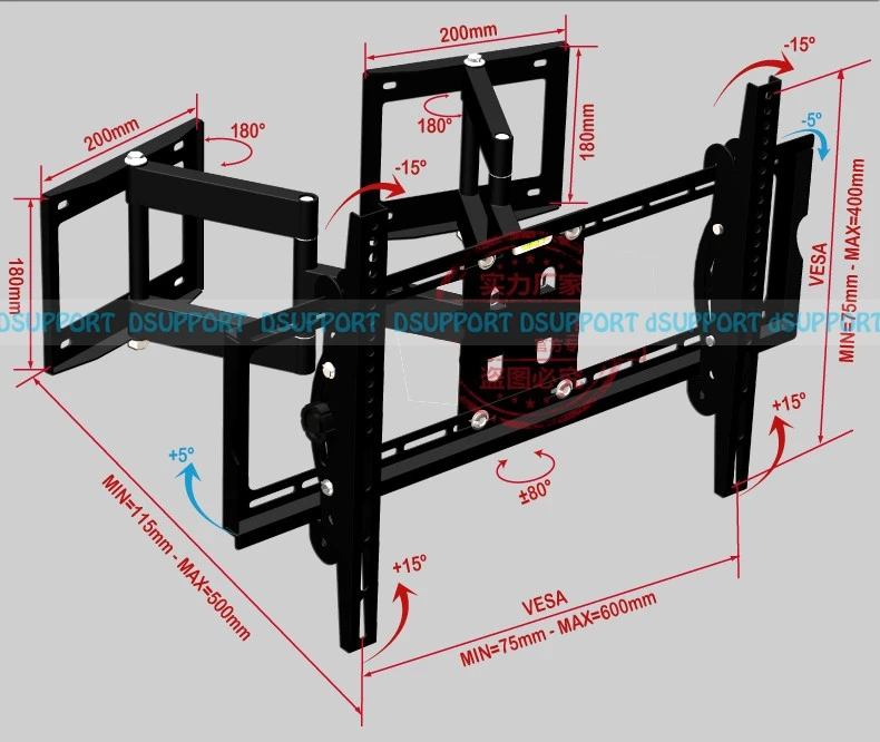 Гибкий Кронштейн для телевизора 42 65 дюймов|bracket wall mount|bracket mountbracket tv |
