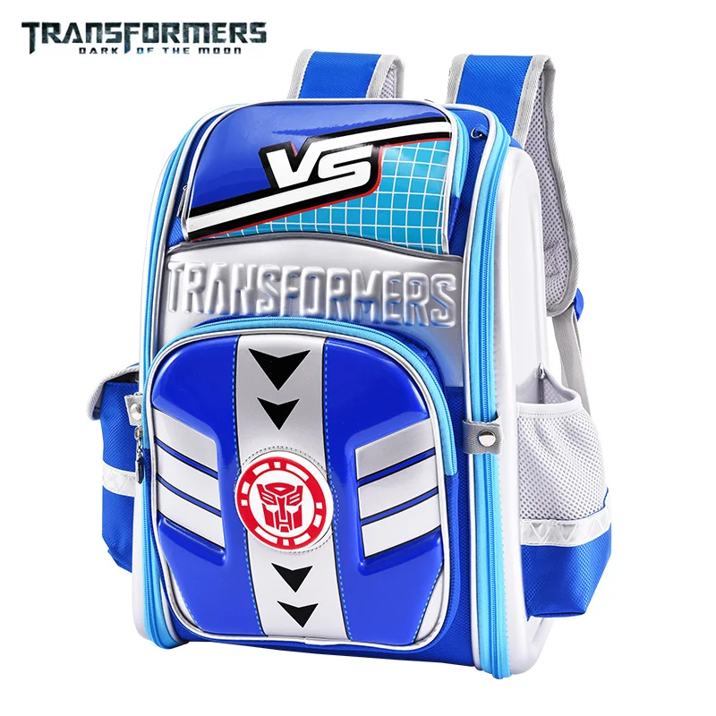 Трансформаторы мультфильм безопасности детей школьная сумка книги рюкзак