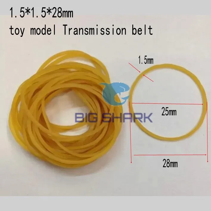 Резиновая лента Тянущая модель 200 шт. 1 5*1 5*28 мм|rubber belt|belt transmissionmotor belt |