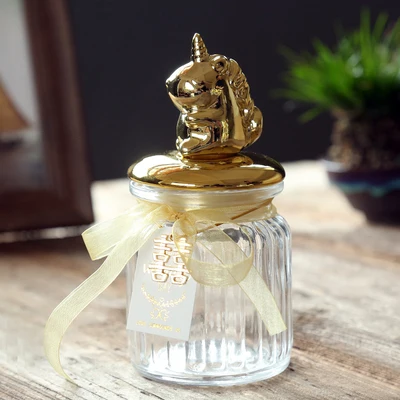 unicorn Сладкое животное прозрачное стекло романтическая сувенирная Подарочная коробка для праздничное событие вечерние блага и свадебный подарок подружке невесты хранения ювелирных изделий - Цвет: unicorn