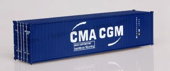CMA CGM Хо масштабная модель поезда аксессуары 40 футов контейнер 1: 87 Модель поезда части архитектурные модели наборы для макета поезда - Цвет: CMA CGM