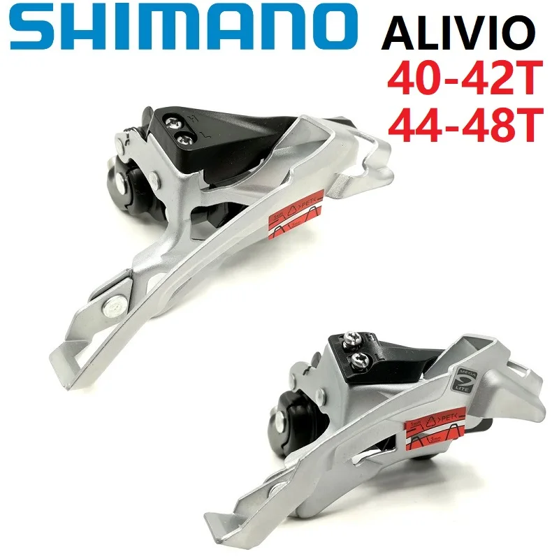 SHIMANO ALIVIO M4000 T4000 31 8 мм 34 9 двойной выдвижной кабель передний переключатель Макс 40 T 48