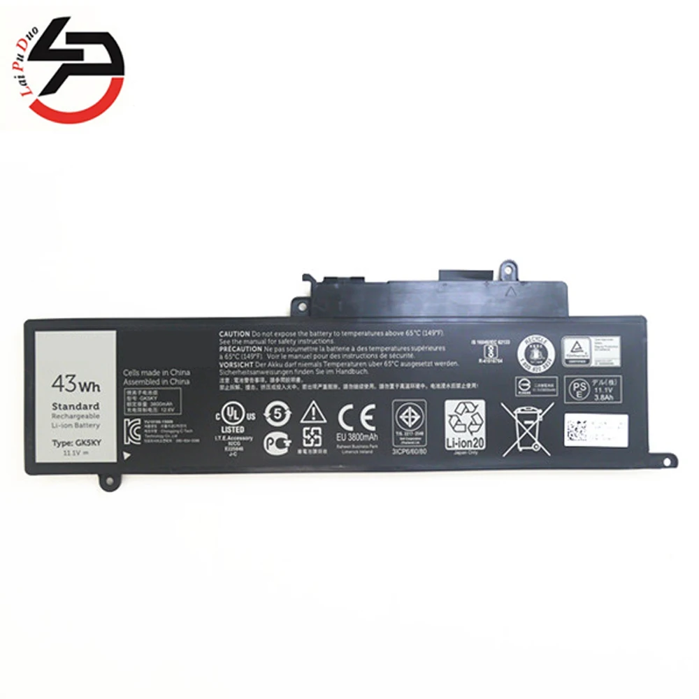 

Для Dell Inspiron 11 3000 (3147) (3148) 13 7000 (7347) (7348) (7359) GK5KY 04K8YH 92NCT 4K8YH 11,1 V 43WH