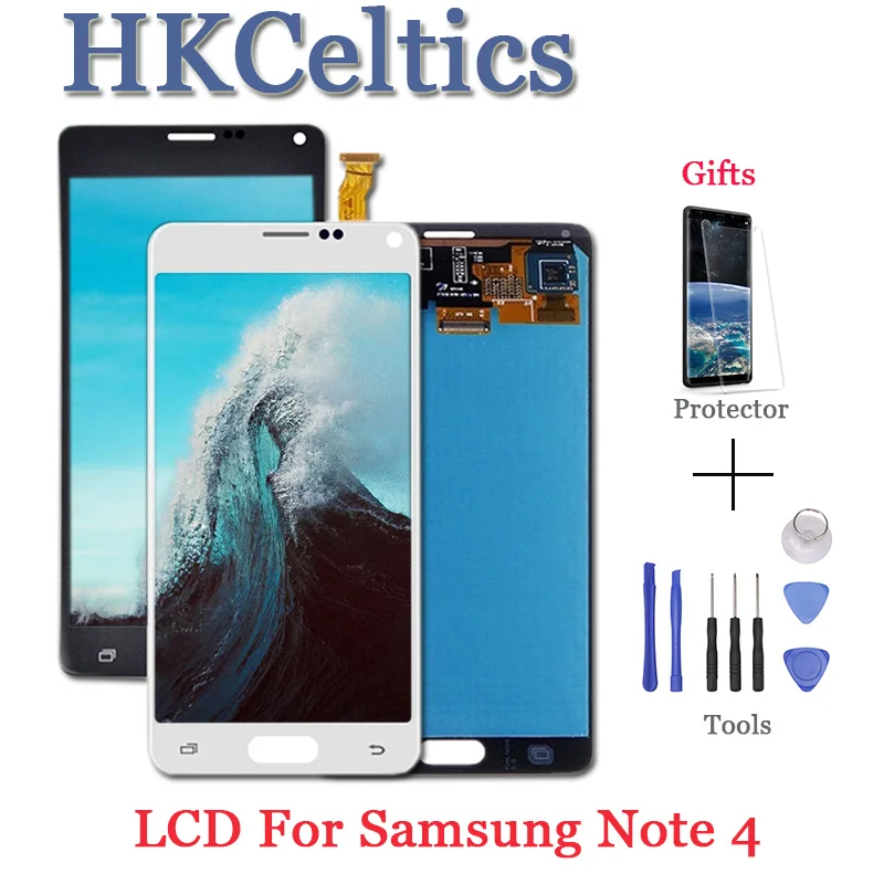 ЖК-дисплей для Samsung Galaxy Note4/Note 4/N910C/N910A/N910F/N910H/N910V/N910P дисплей с дигитайзером