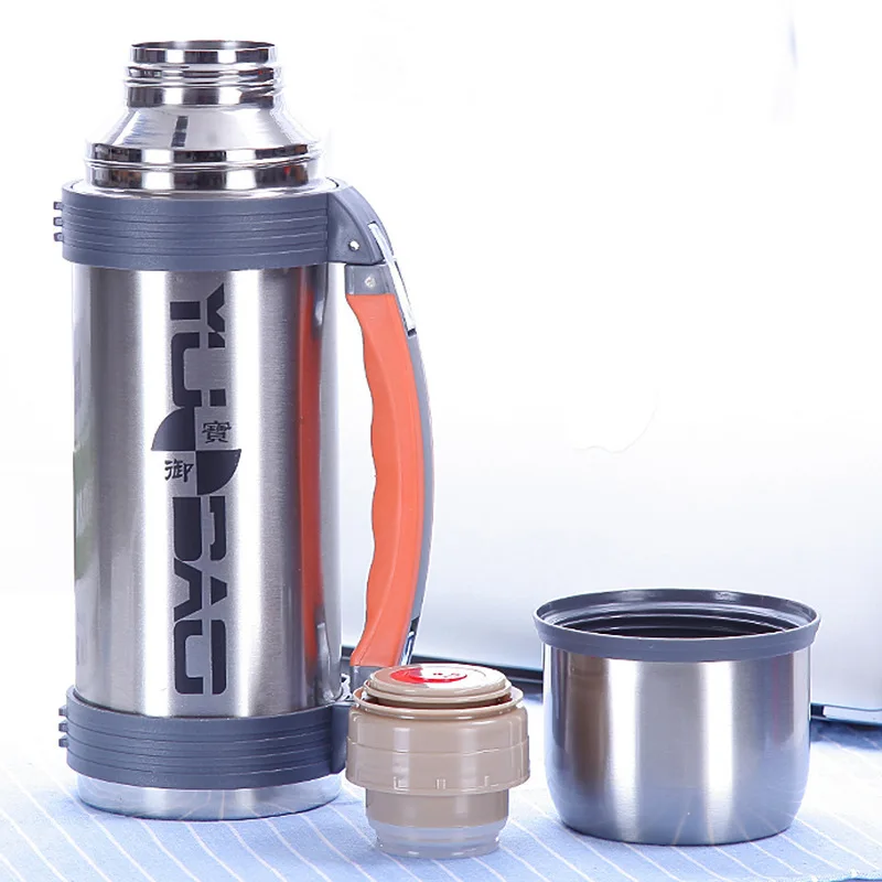 Outdoors Mountaineering Kettle 1.2l Will Capacity Travel Gift Vacuum Cup Stainless Steel Heat Preservation water bottle | Дом и сад