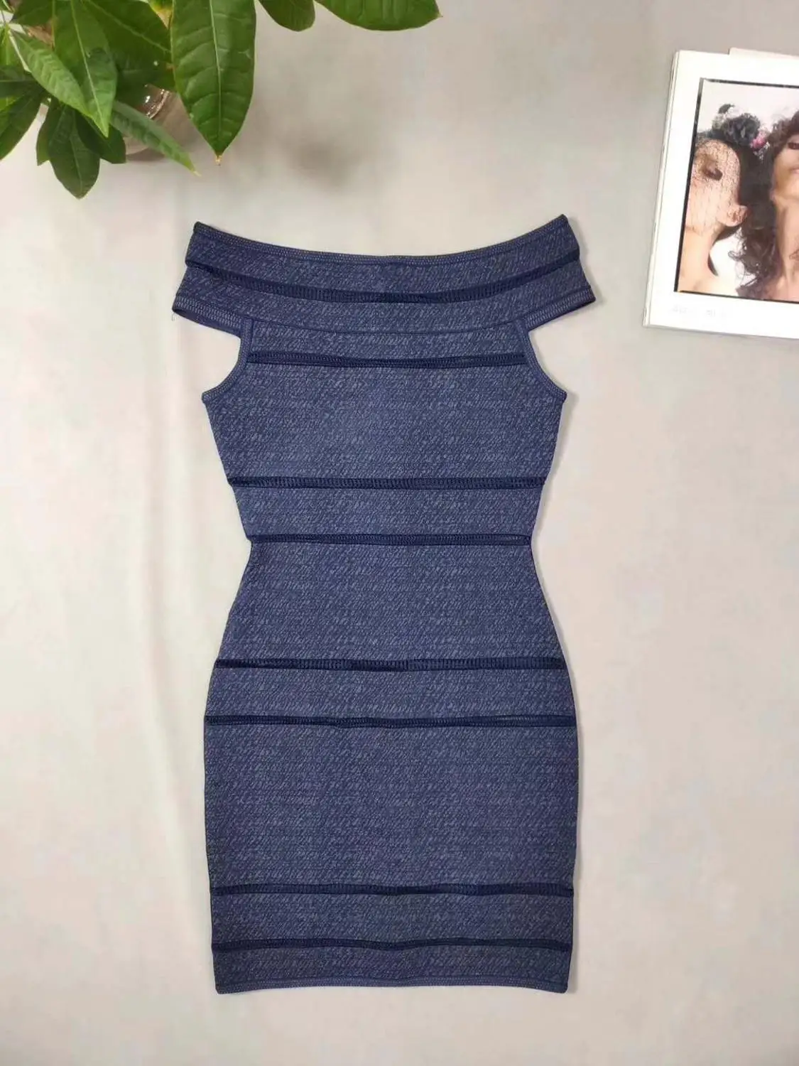 2019 Новый Для женщин пикантные синего цвета и хаки: летнее платье с открытыми