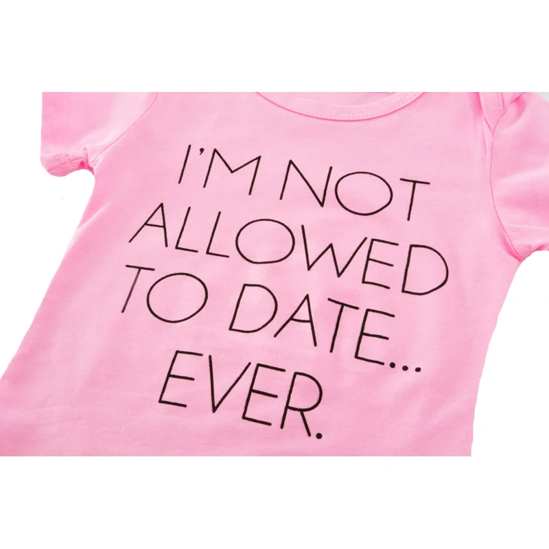 SOSOCOER/комбинезон для маленьких девочек модная одежда с буквенным принтом