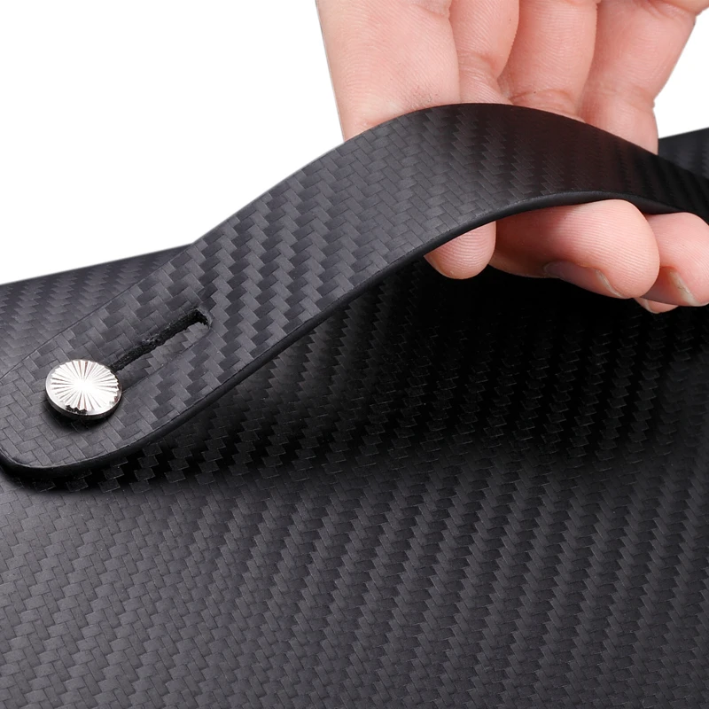 Новый деловой мужской клатч сумки из спилка на двойной молнии кошелек большой