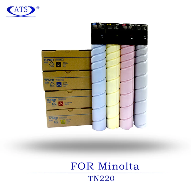 

Картридж с тонером 4 шт./компл. TN220 TN BK500G CMY400G для Konica Minolta C 221 281 221S 7122 7128 C221 C281 C221S C7122 C7128