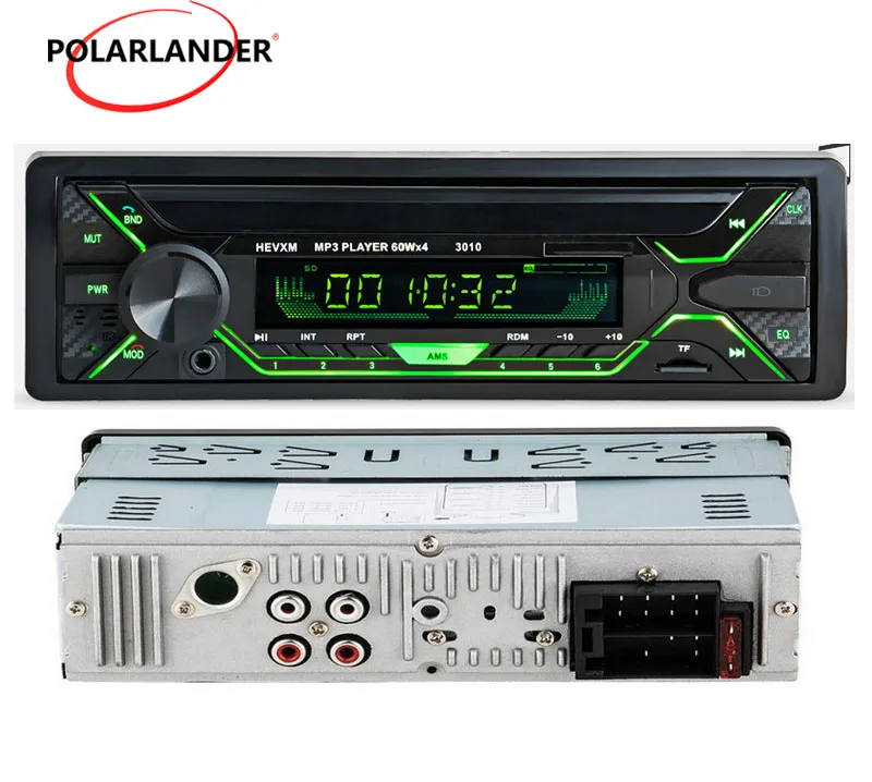 Новый автомобильный стерео аудио микрофон Aux MP3 плеер один Din Bluetooth In dash FM