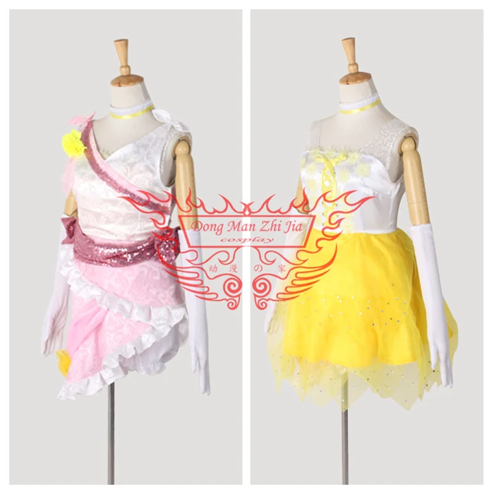 Love Live костюм аниме для косплея платье в будущем стиле Hoshizora Rin изготовленный на заказ костюм для Хэллоуина 2 шт./компл. платье* 2+ носки* 2+ головной убор