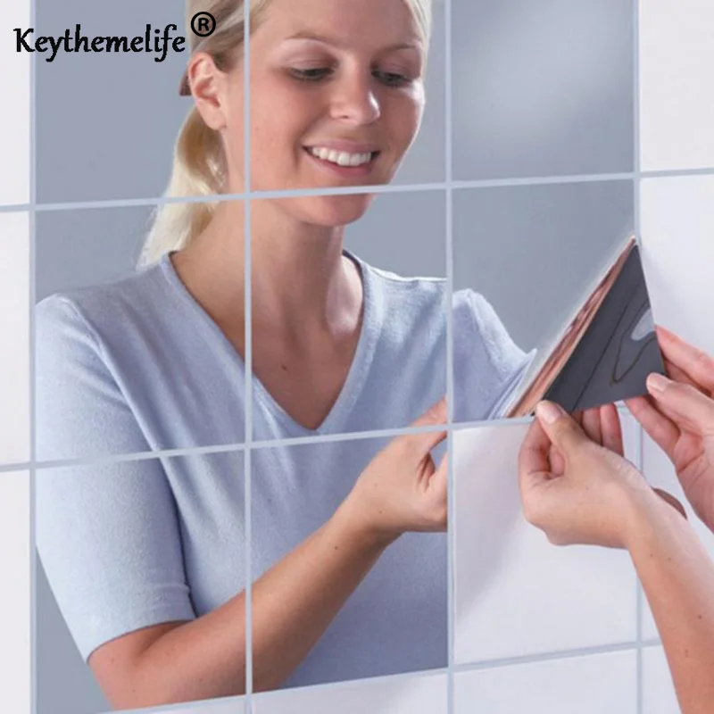 10 шт. зеркальные настенные наклейки на стену шт.|mirror wall stickers|wall stickermirror |