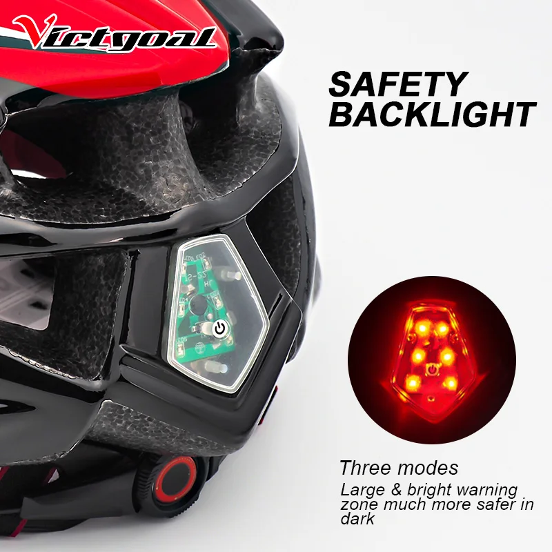 VICTGOAL свет для велосипедного шлема велосипедный шлем солнцезащитный козырек с