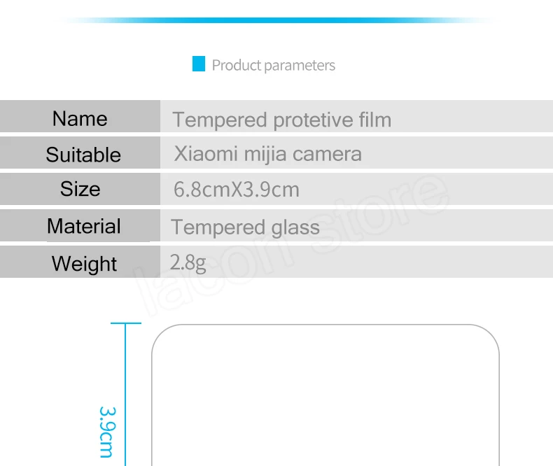 Защитная пленка из закаленного стекла для ЖК-экрана для Xiaomi Mijia 4K Mini Action camera протектор для Mijia 4K mini