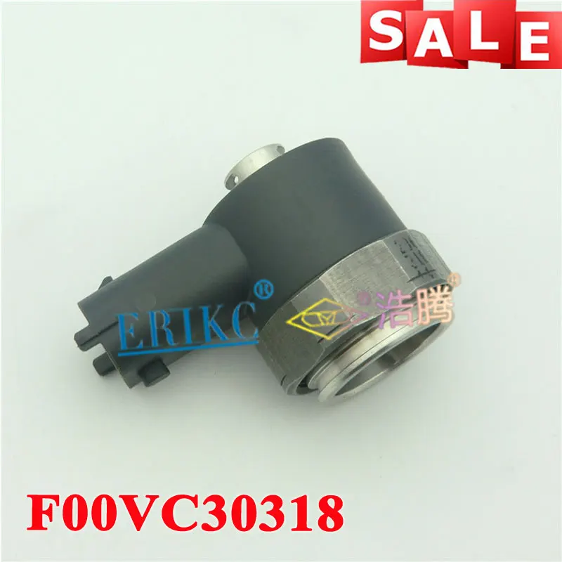 

ERIKC F00VC30318 (F00V C30 318), магнитное соединение с общей топливной магистралью, группа F 00V C30 318, сопло дизельного инжектора, Соленоидный клапан