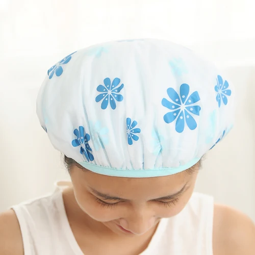 Впитывающая отходы свежая шапочка для сухих волос Eva трехслойная утолщенная