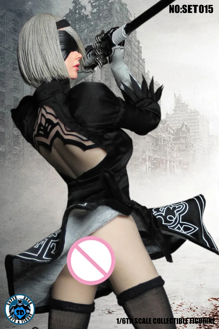 1/6 масштаб коллекционные фигурку куклы НИР автоматов воительница YoRHa № 2 Тип B с PHICEN Бесшовные тела, без коробки