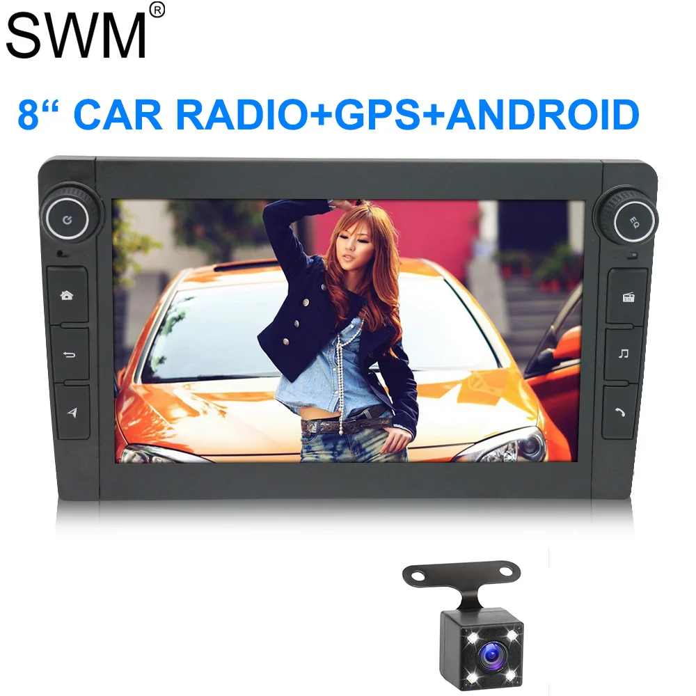 SWM 8 &quot Android 1 Радио Стерео gps навигация Авторадио Bluetooth реверсивное изображение