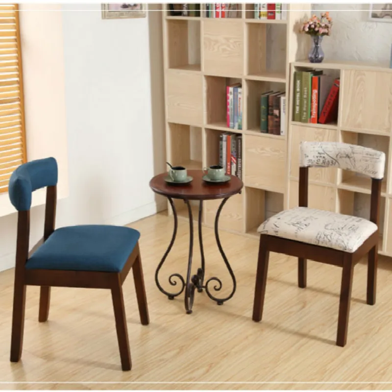 Стул из твердой древесины дизайнерское современное минималистичное кресло для