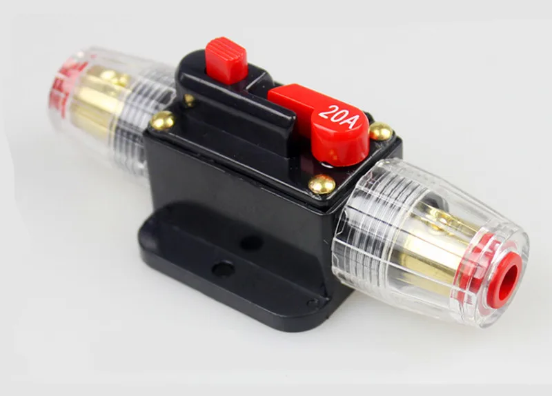 Сброс автоматической цепи breker12V-24V 20A 30A 40A 50A 60A 80A 100A DC стерео аудио выключатель сброс предохранитель инвертора для автомобильного двигателя