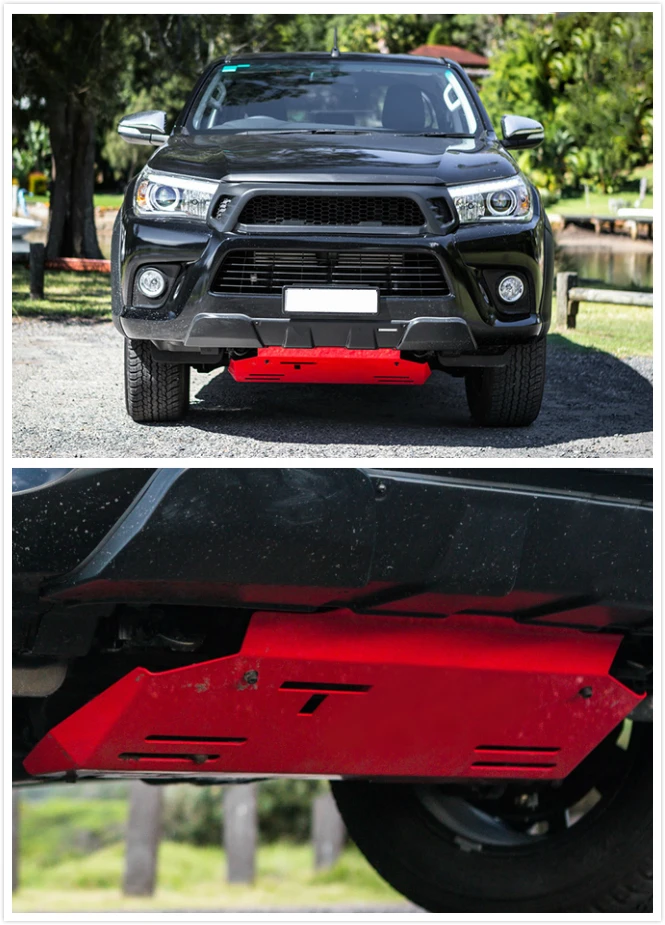 Автомобильные аксессуары подходят для hilux revo pickup переднего двигателя Базовая пластина автомобиля Нижняя крышка пластина подходит для Hilux revo pickup CAR