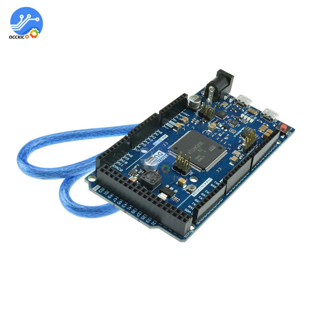 Основная плата микроконтроллера для arduino Due R3 ARM SAM3X8E 32-битная Cortex-M3 / Mega2560 Duemilanove с