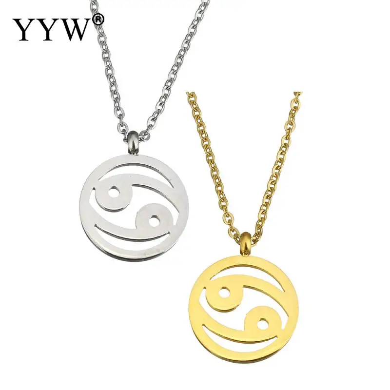 YYW знаки созвездий европейские женские мужские панковские золотые ювелирные