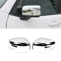 pair chrome rearview side wing mirror cover for jeep renegade 2015 2016 2017 exterior molding trim