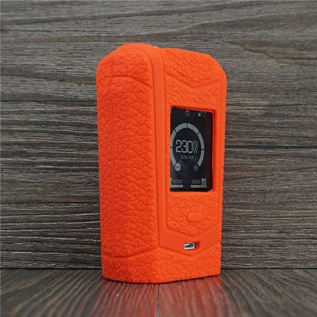 Red Текстурированный силиконовый чехол для SMOK Species 230W TC Mod vape Kit, чехол-накладка, наклейка, защитный чехол для SMOK Species 230W - Цвет: Red